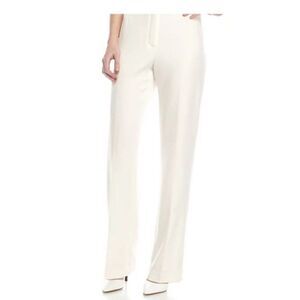 Kim Rogers Pants Comfort Waist Winter White Straight Leg Size 16 16R
